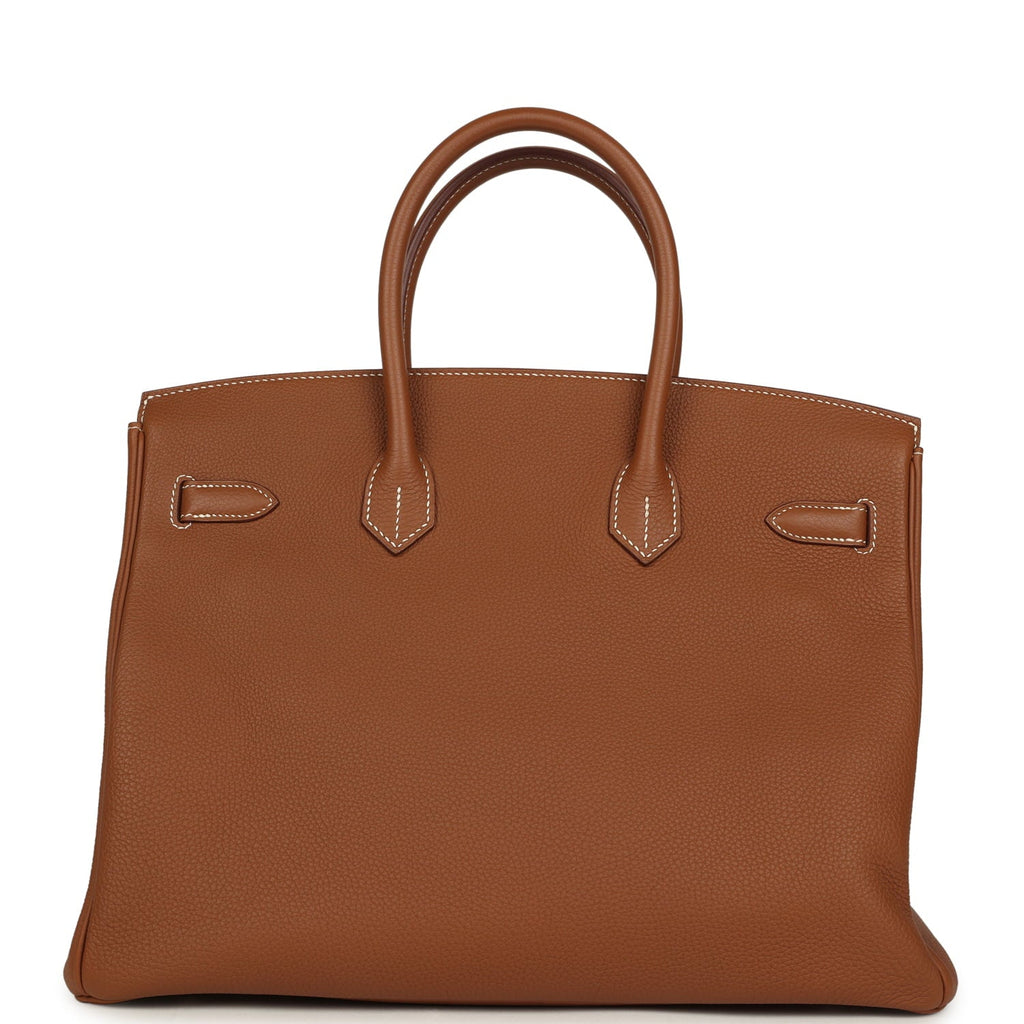 Hermes Birkin 35 Gold Togo Palladium Hardware