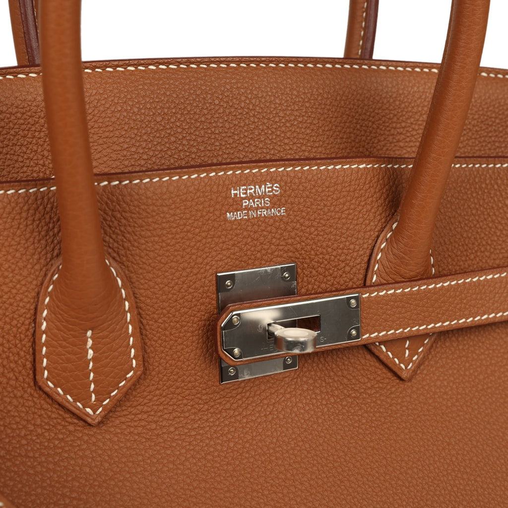 Hermes Birkin 35 Gold Togo Palladium Hardware