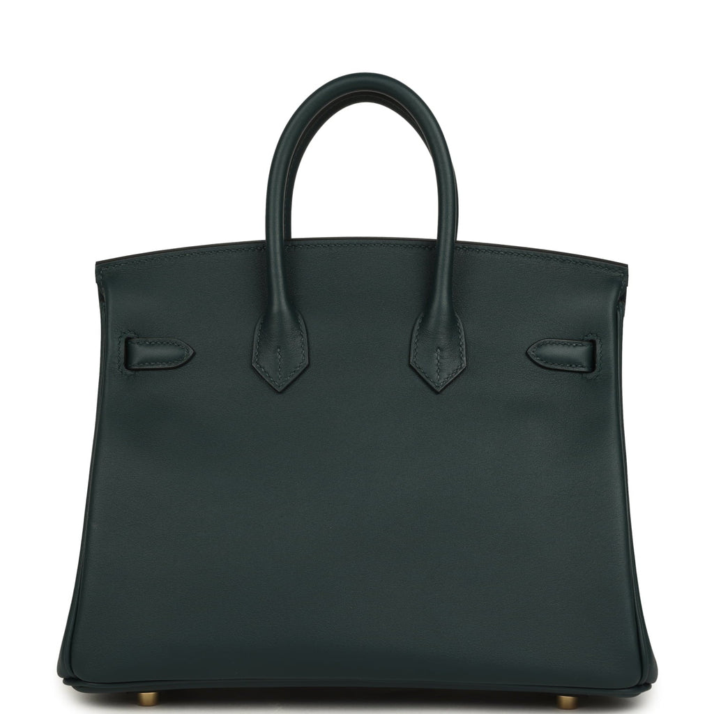 Hermes Birkin 25 Vert Cypress Swift Gold Hardware