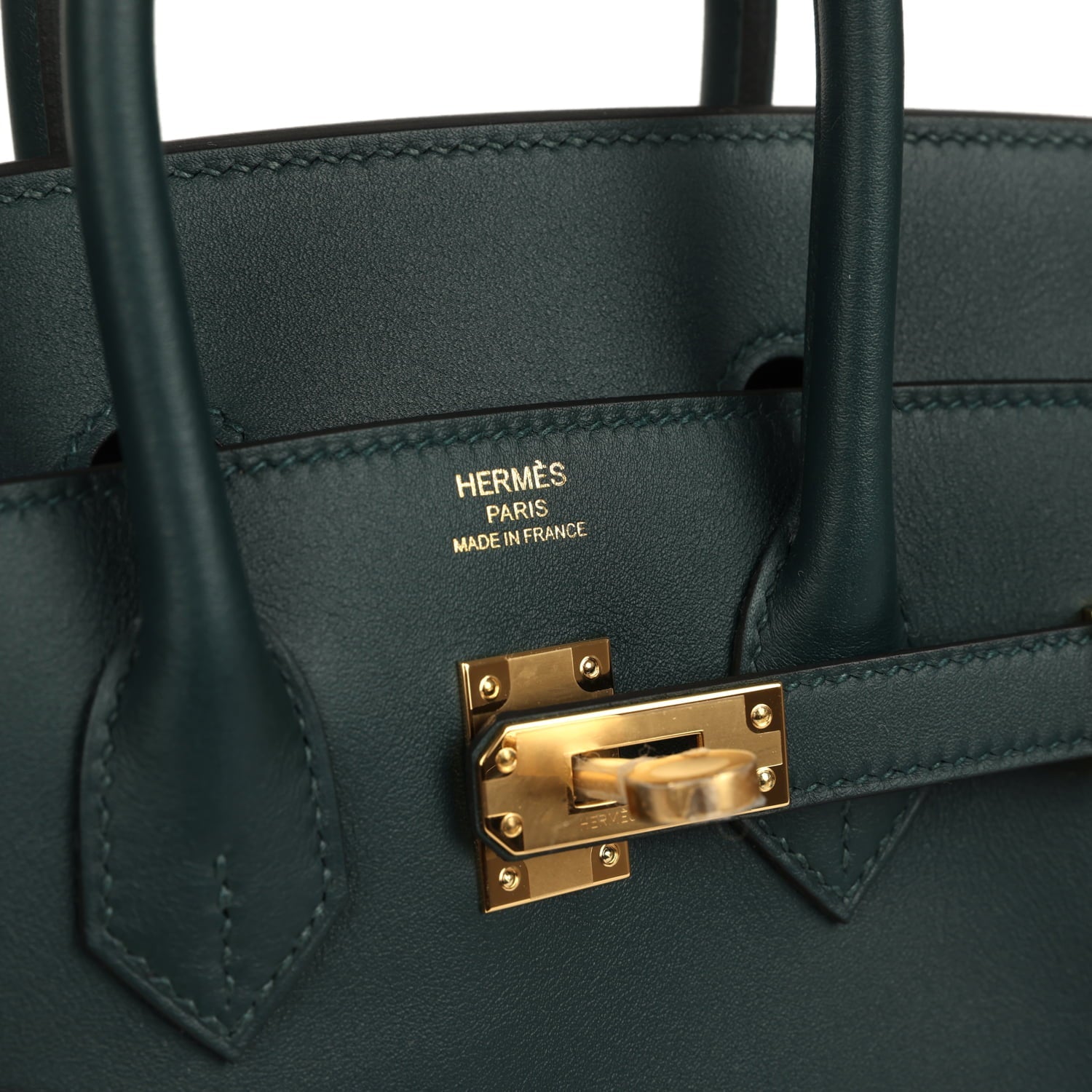 Hermes Birkin 25 Vert Cypress Swift Gold Hardware