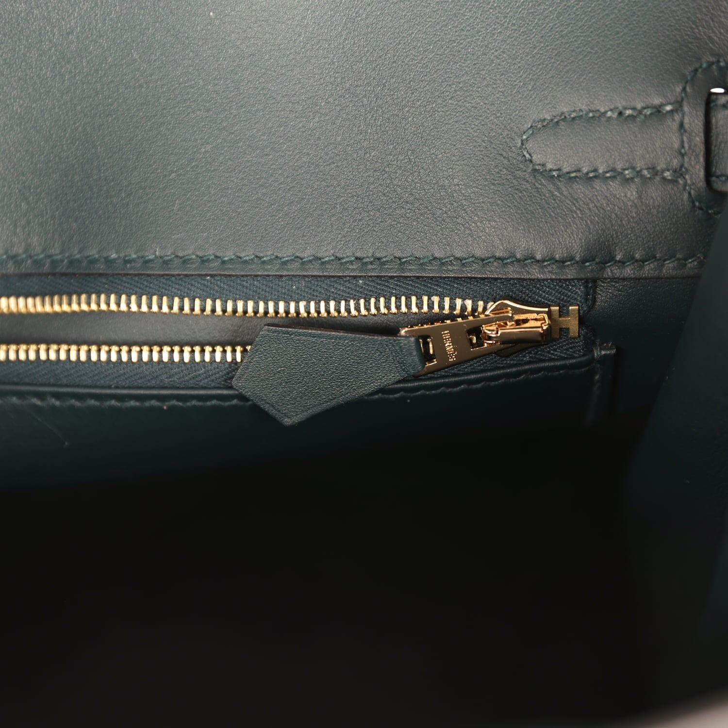 Hermes Birkin 25 Vert Cypress Swift Gold Hardware