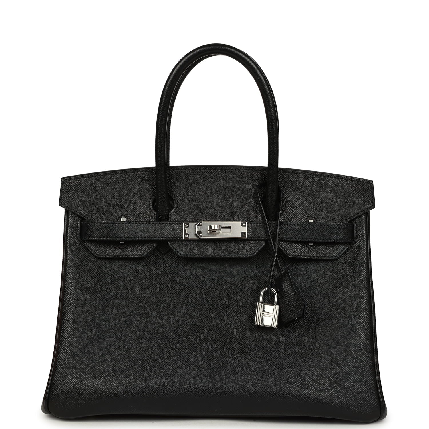 Hermes Birkin 30 Black Epsom Palladium Hardware