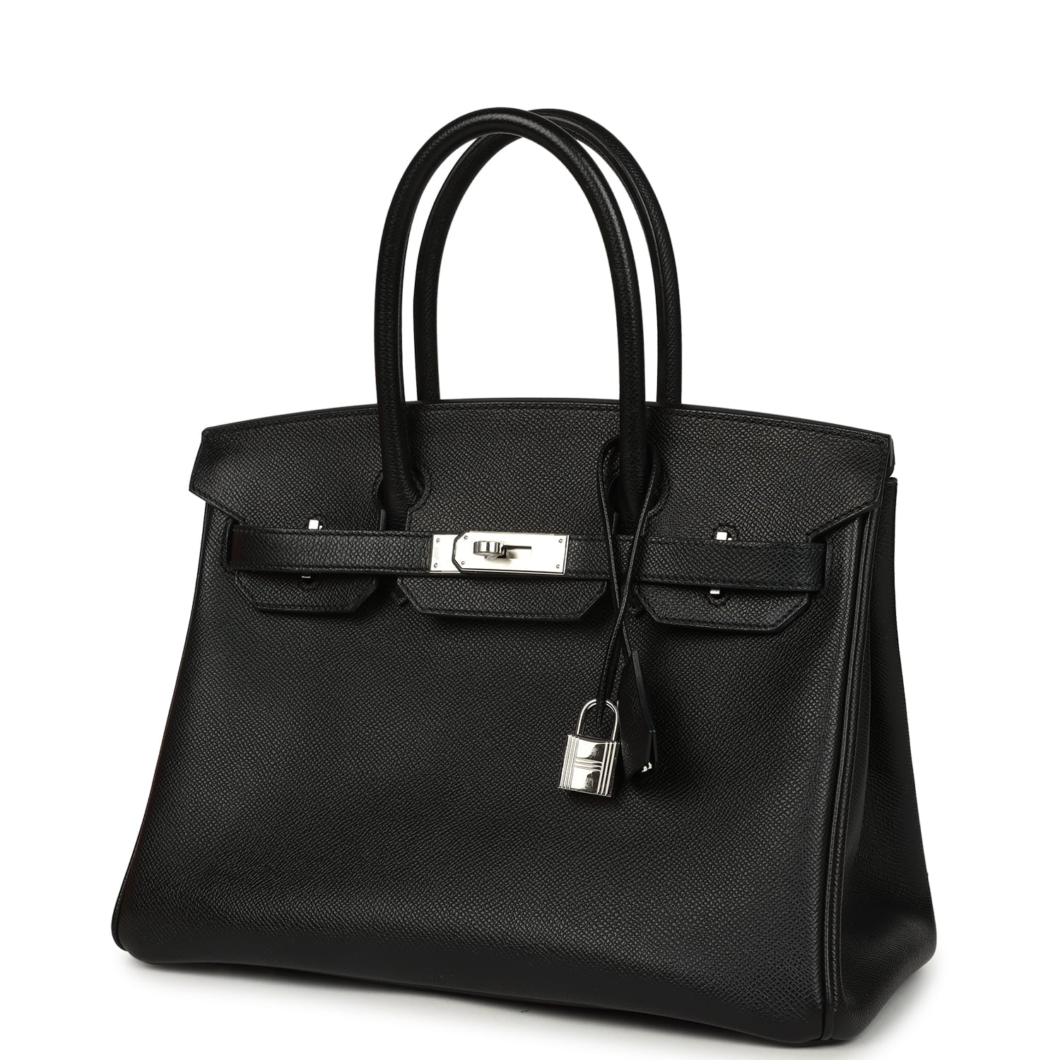 Hermes Birkin 30 Black Epsom Palladium Hardware