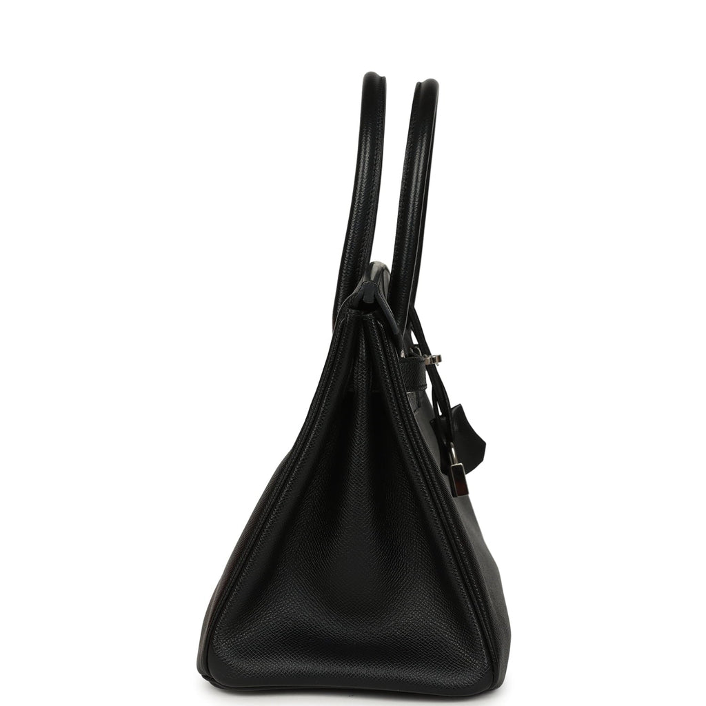 Hermes Birkin 30 Black Epsom Palladium Hardware