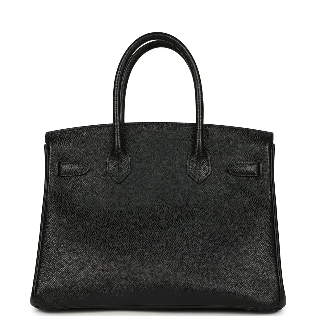 Hermes Birkin 30 Black Epsom Palladium Hardware