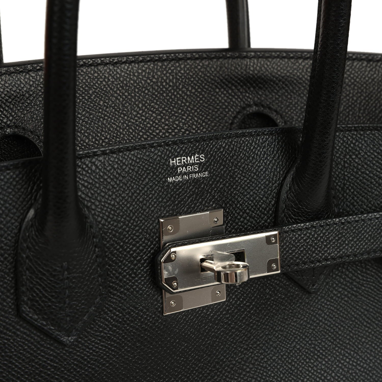 Hermes Birkin 30 Black Epsom Palladium Hardware