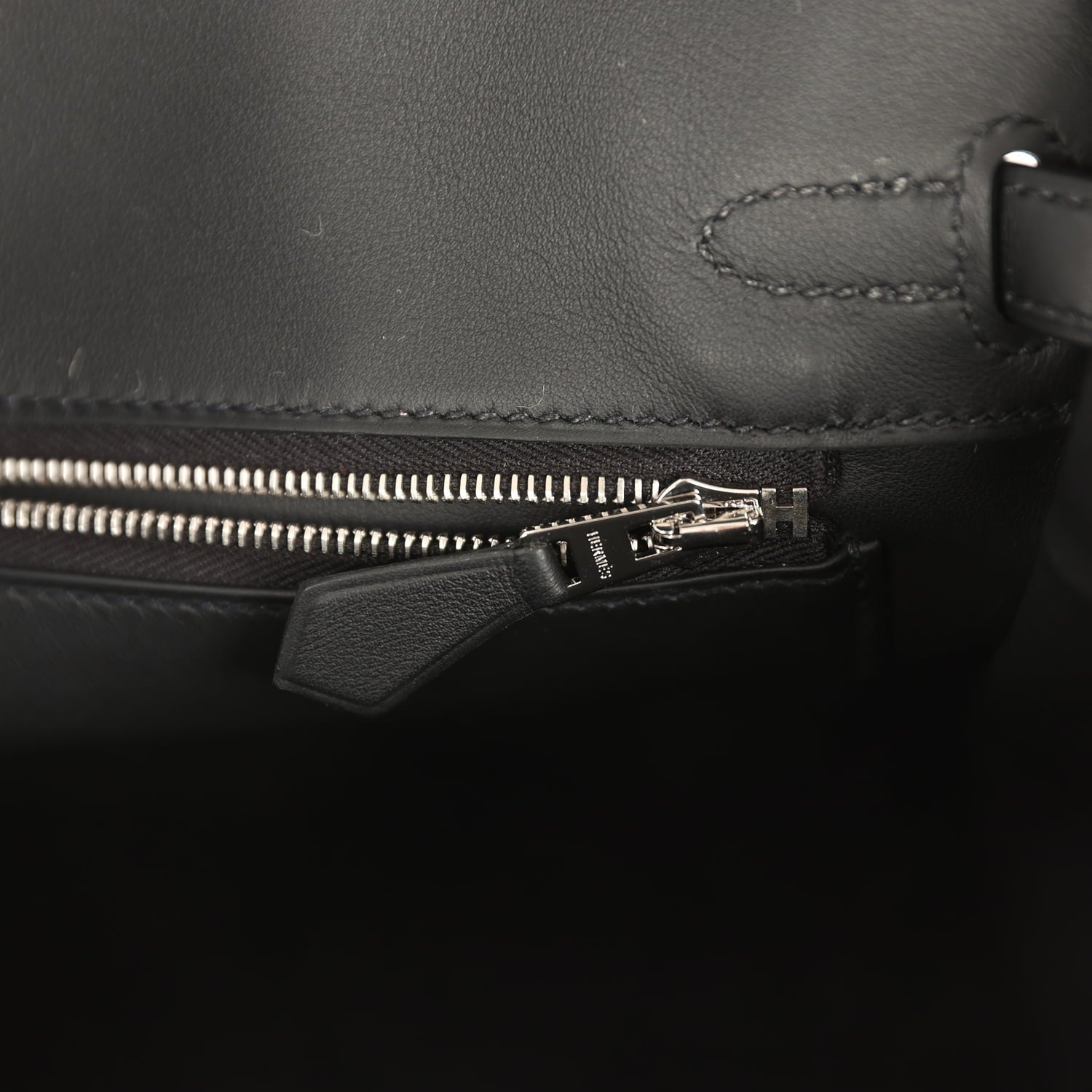 Hermes Birkin 25 Ecru and Black Toile H and Black Swift Palladium Hardware