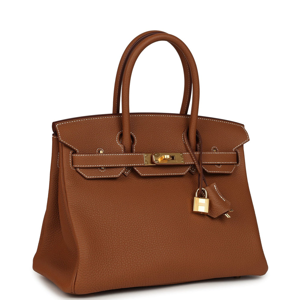 Hermes Birkin 30 Gold Togo Gold Hardware