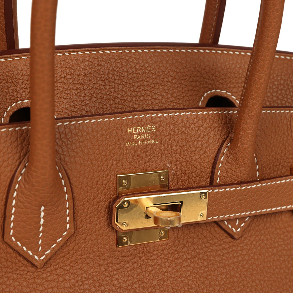 Hermes Birkin 30 Gold Togo Gold Hardware