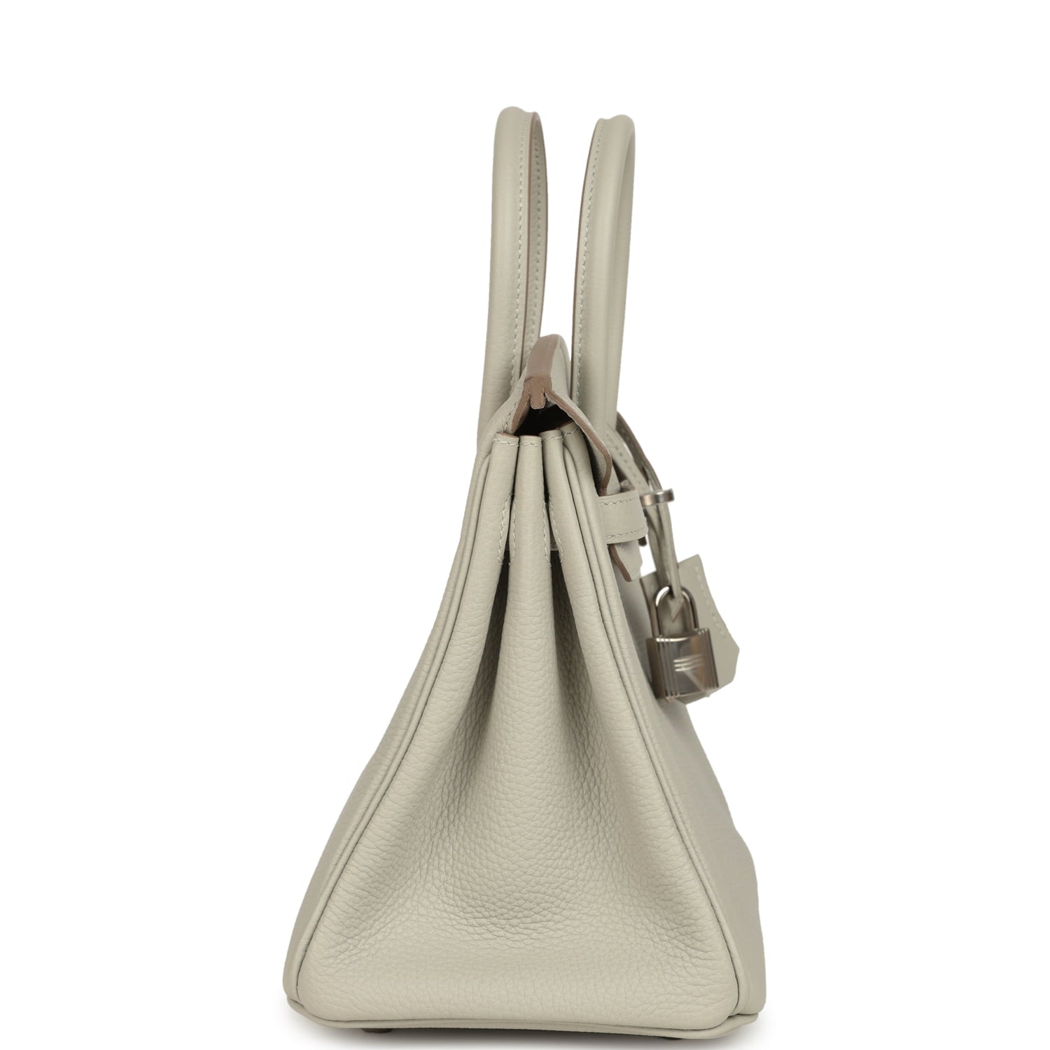 Hermes Birkin 25 Gris Perle Verso Togo Gold Hardware