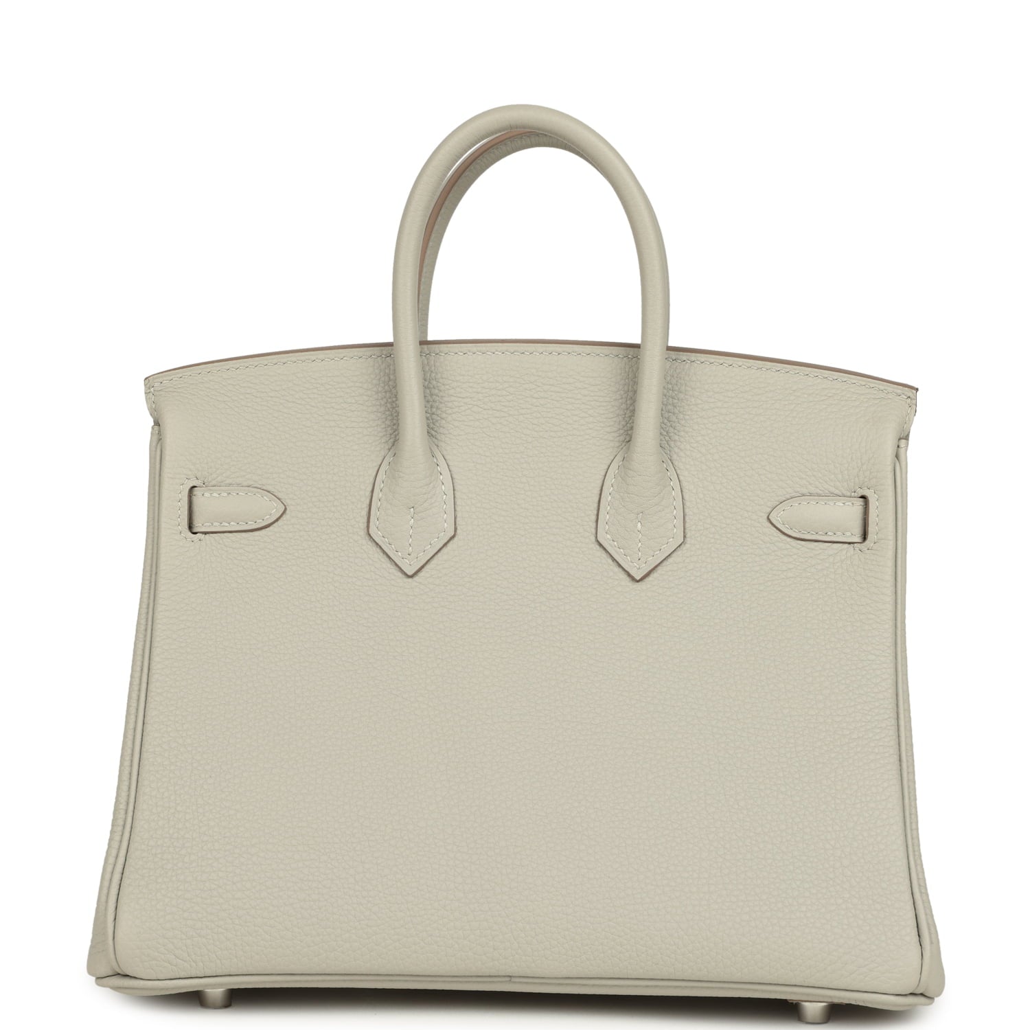 Hermes Birkin 25 Gris Perle Verso Togo Gold Hardware