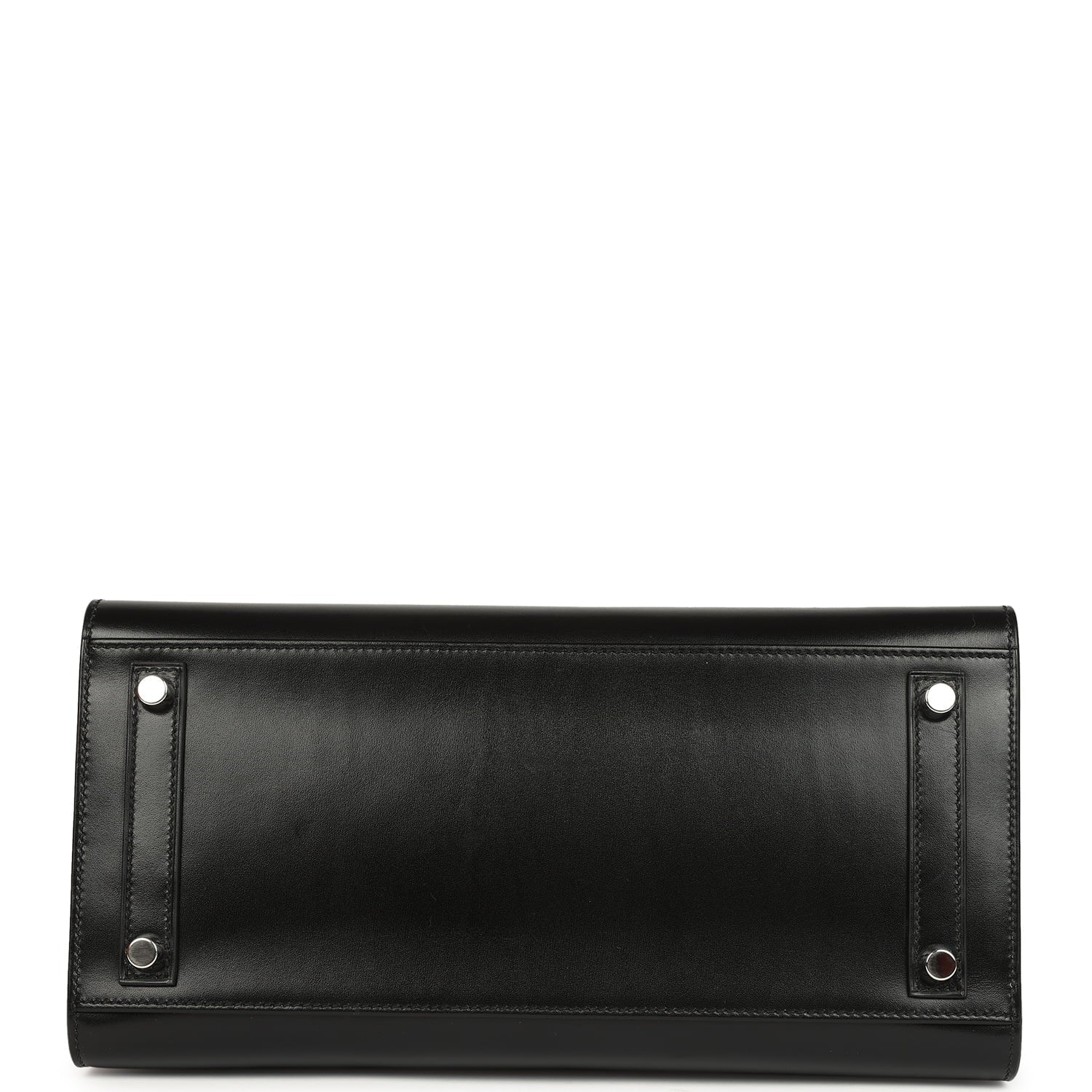 Pre-owned Hermes Birkin Sellier 30 Black Box Palladium Hardware
