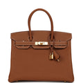 Hermes Birkin 30 Gold Togo Gold Hardware