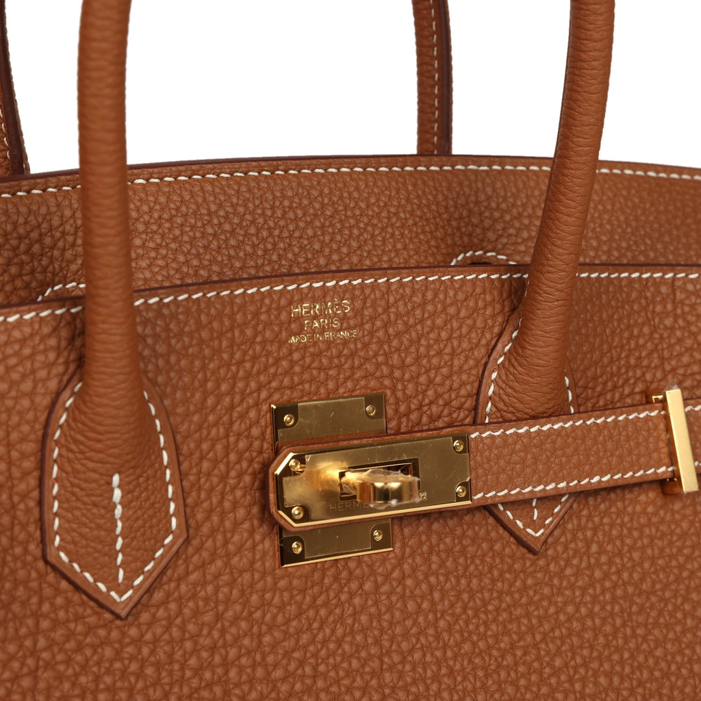 Hermes Birkin 30 Gold Togo Gold Hardware