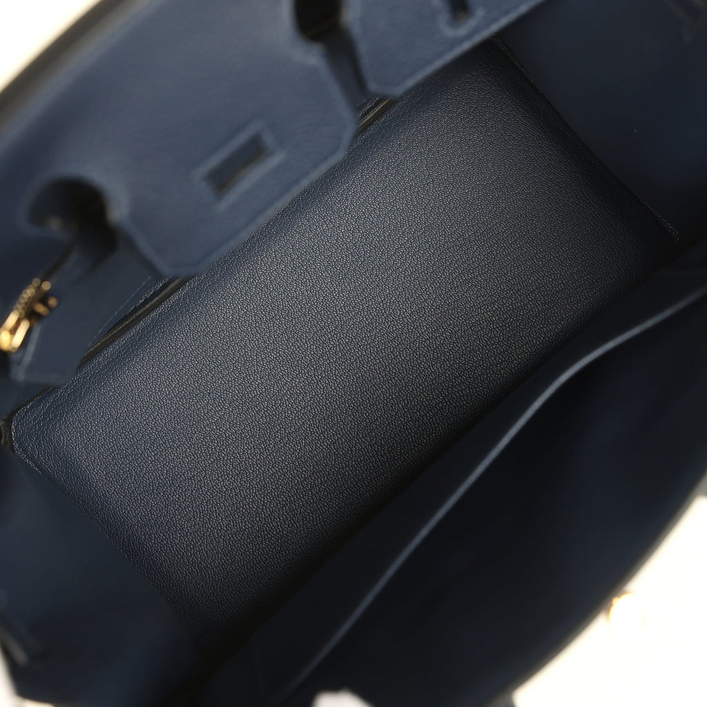 Hermes Birkin 25 Bleu Abysse Togo Gold Hardware