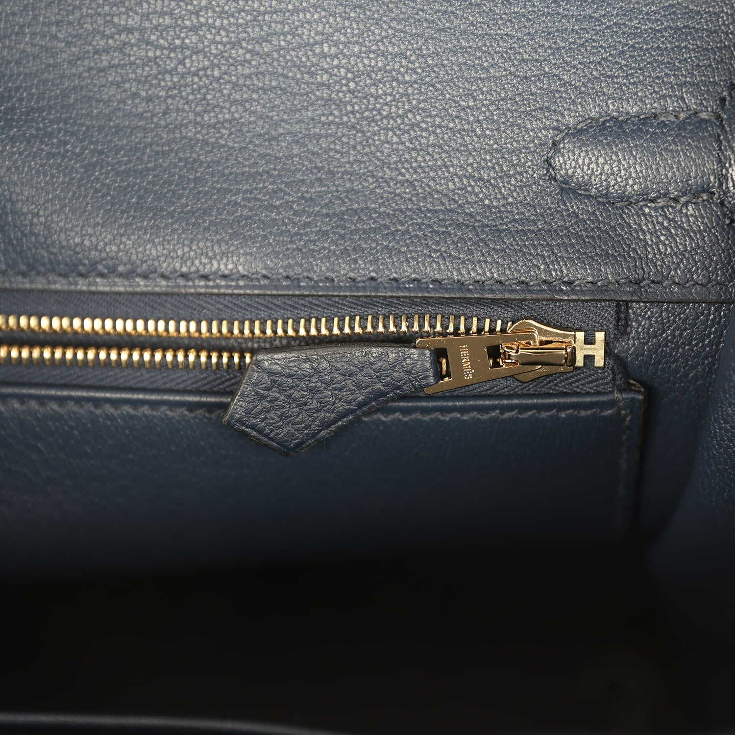 Hermes Birkin 25 Bleu Abysse Togo Gold Hardware