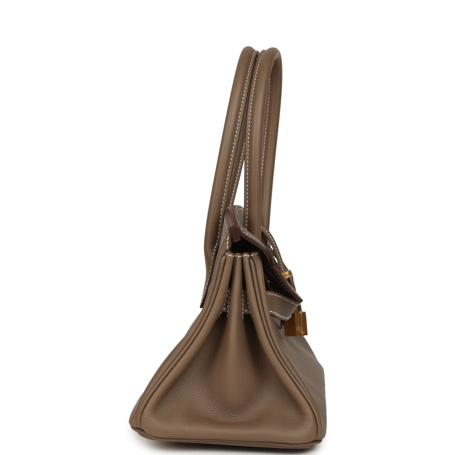 Hermes Shoulder Birkin Light 29 Etoupe Evercolor Gold Hardware