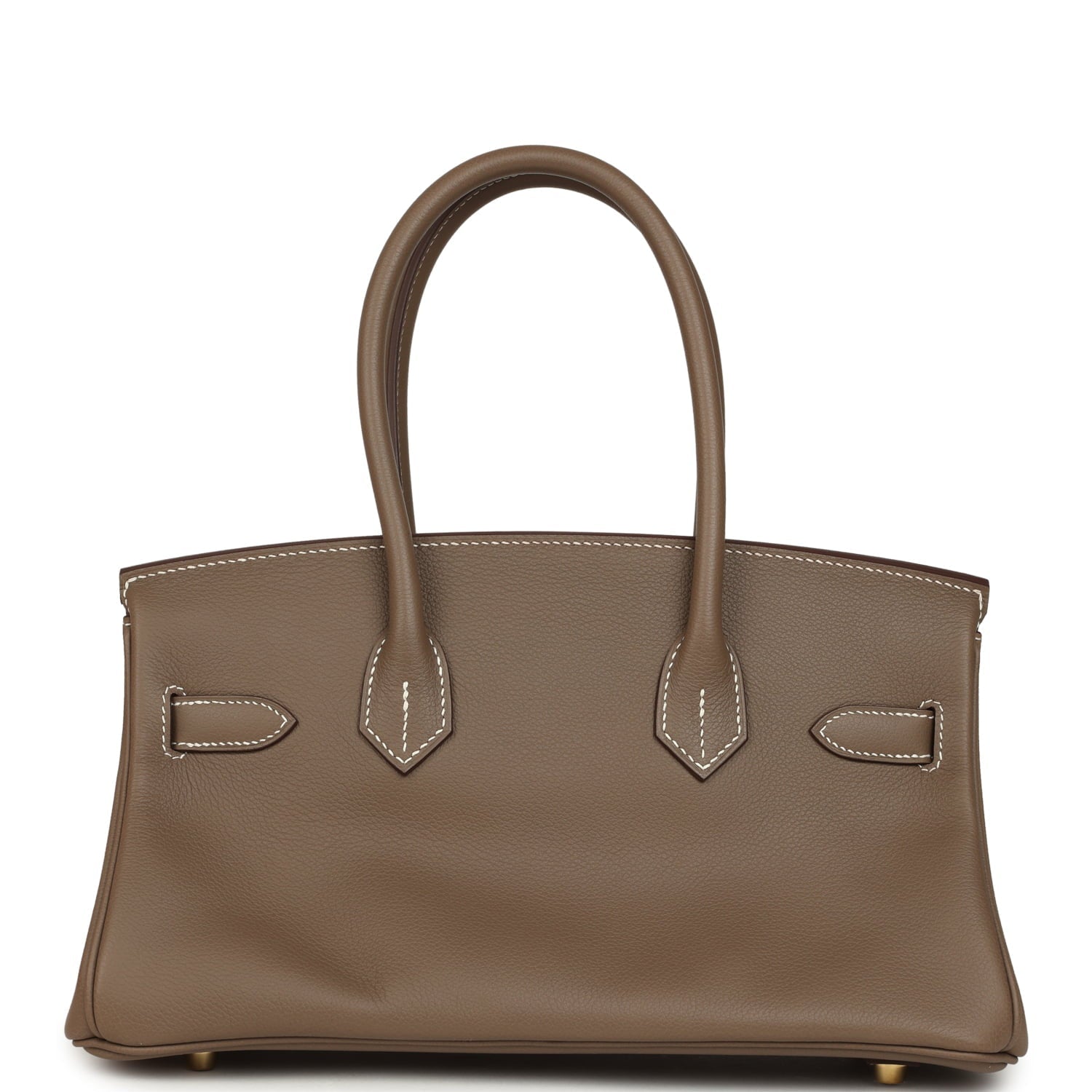 Hermes Shoulder Birkin Light 29 Etoupe Evercolor Gold Hardware