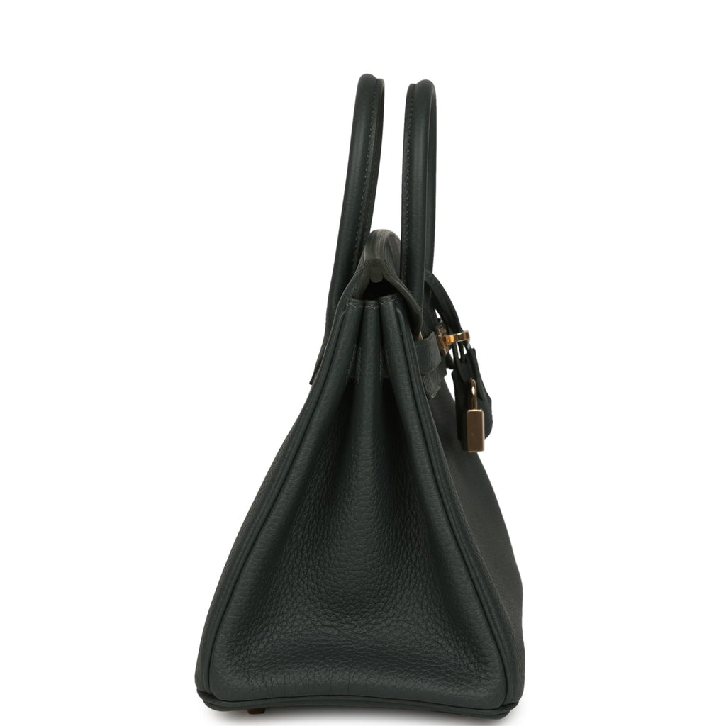 Hermes Birkin 25 Vert Mangrove Togo Permabrass Hardware