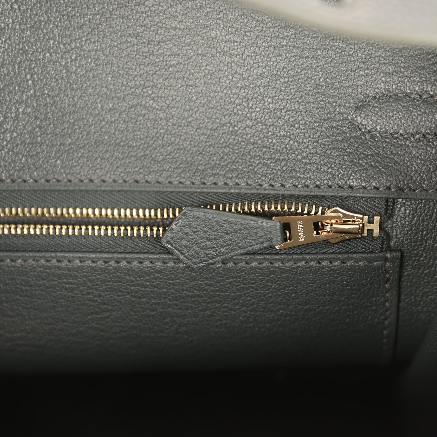 Hermes Birkin 25 Vert Mangrove Togo Permabrass Hardware
