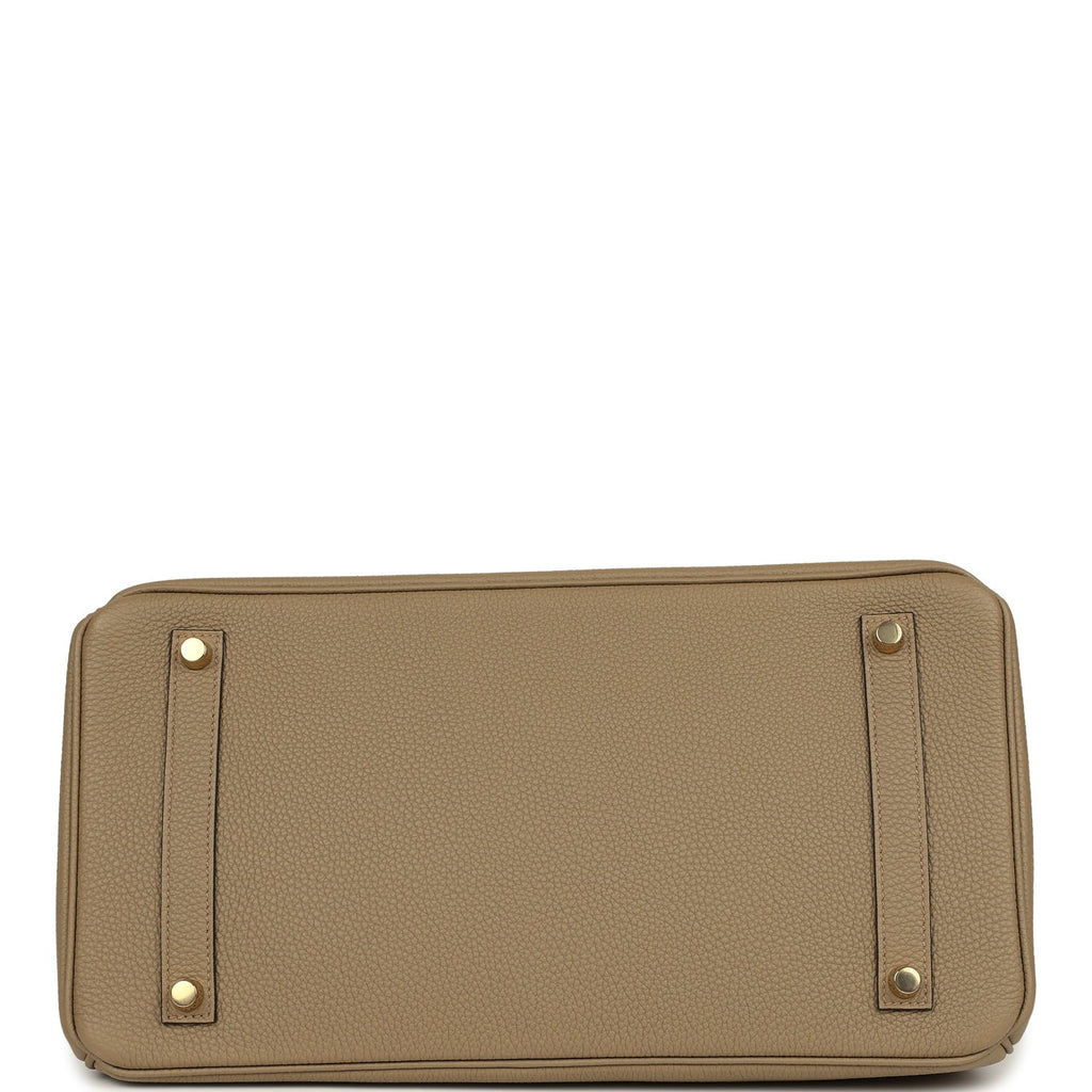 Hermes Birkin 35 Beige Marfa Togo Gold Hardware
