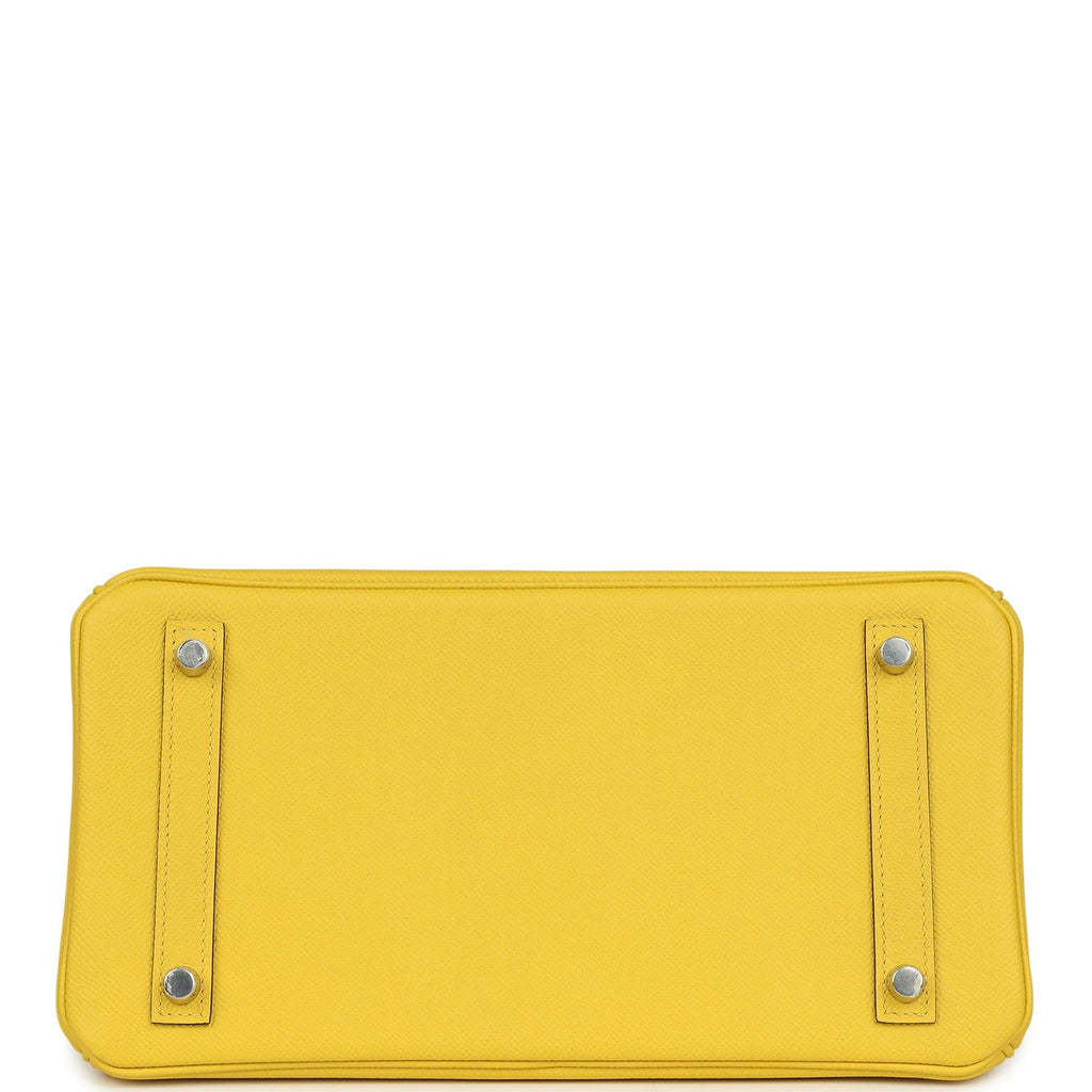 Hermes Birkin 30 Jaune de Naples Epsom Palladium Hardware