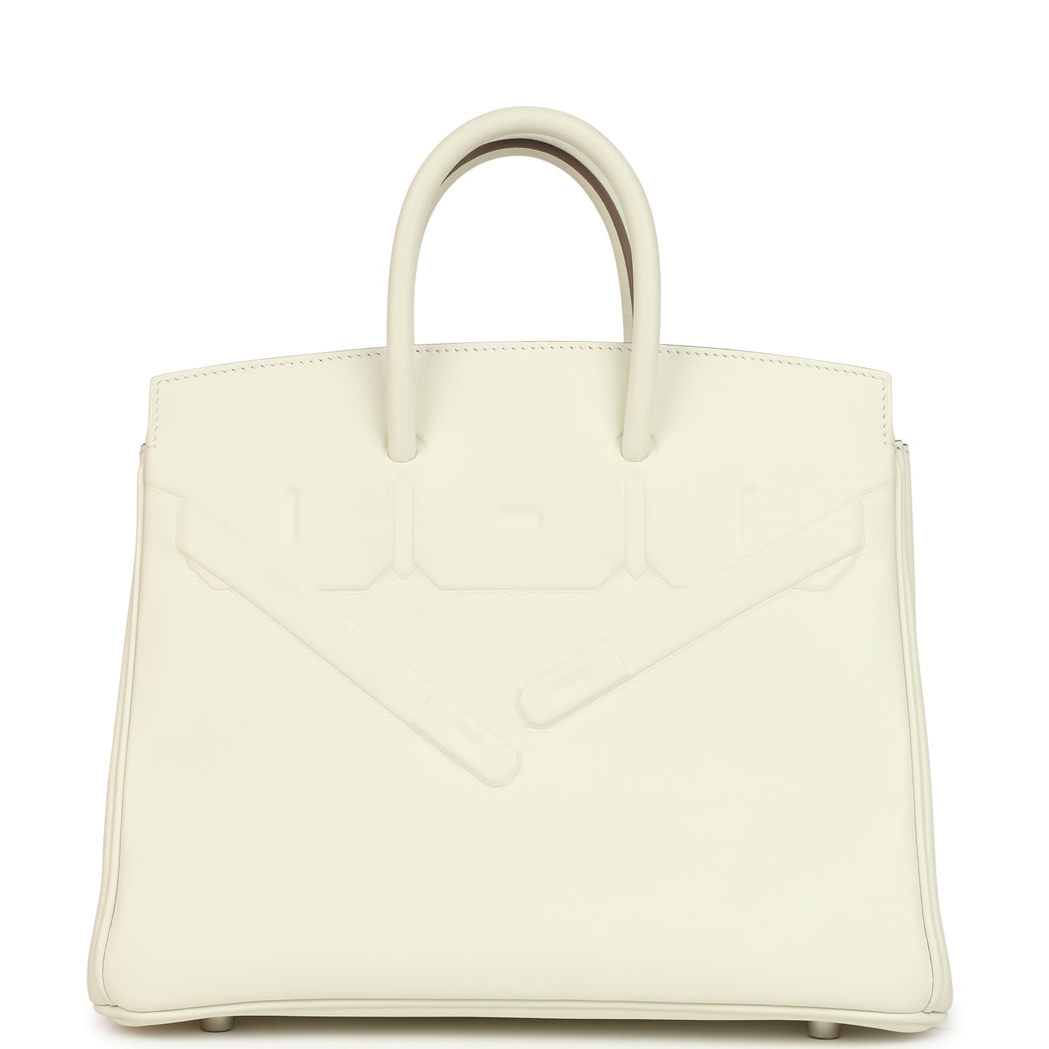 Hermes Birkin Shadow 25 Mushroom Swift Palladium Hardware