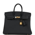 Hermes Birkin 25 Caban Togo Gold Hardware