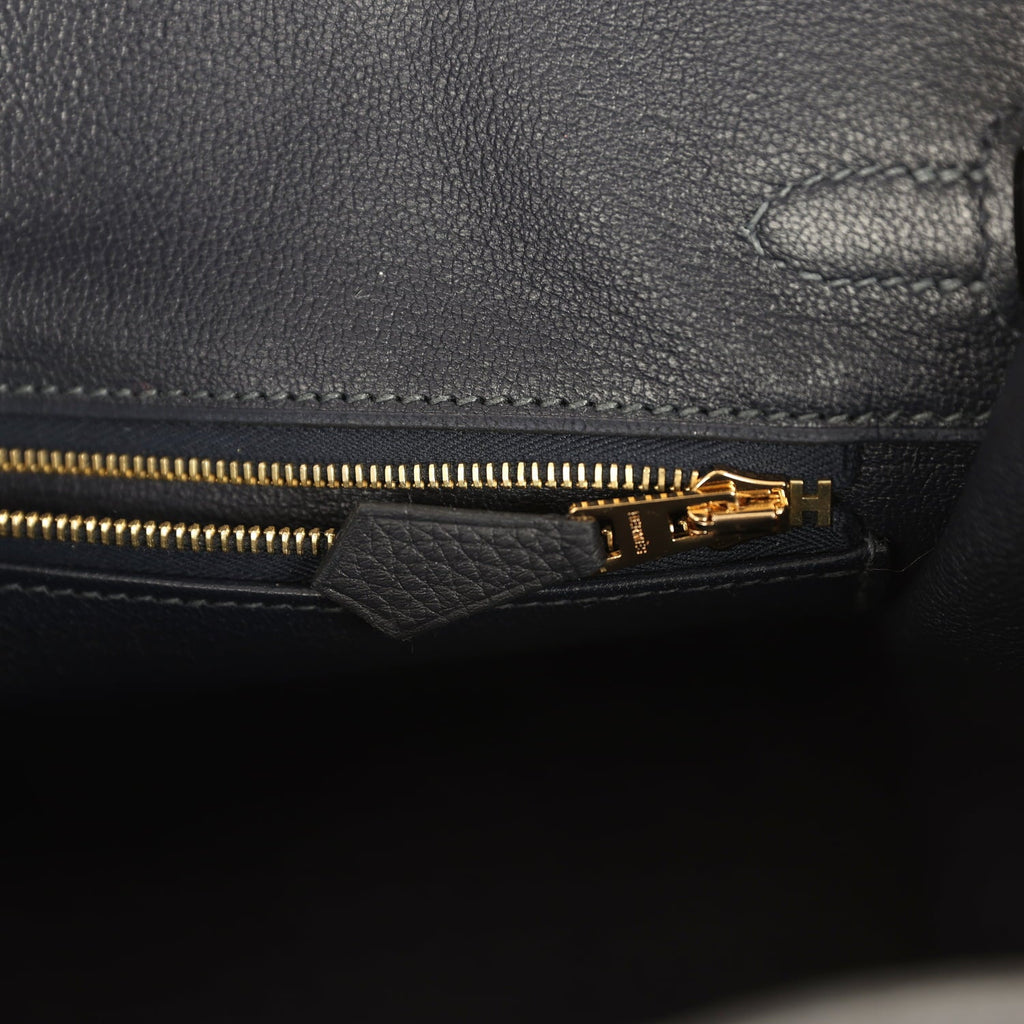 Hermes Birkin 25 Caban Togo Gold Hardware