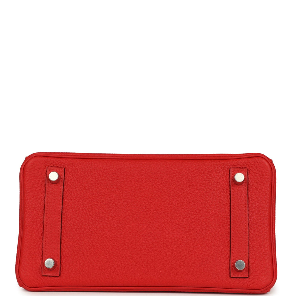 Hermes Birkin 25 Rouge de Coeur Togo Palladium Hardware
