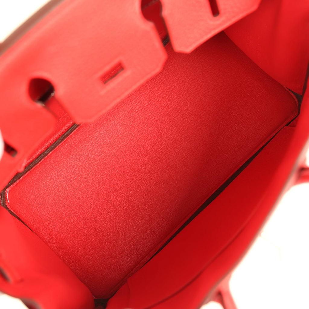 Hermes Birkin 25 Rouge de Coeur Togo Palladium Hardware