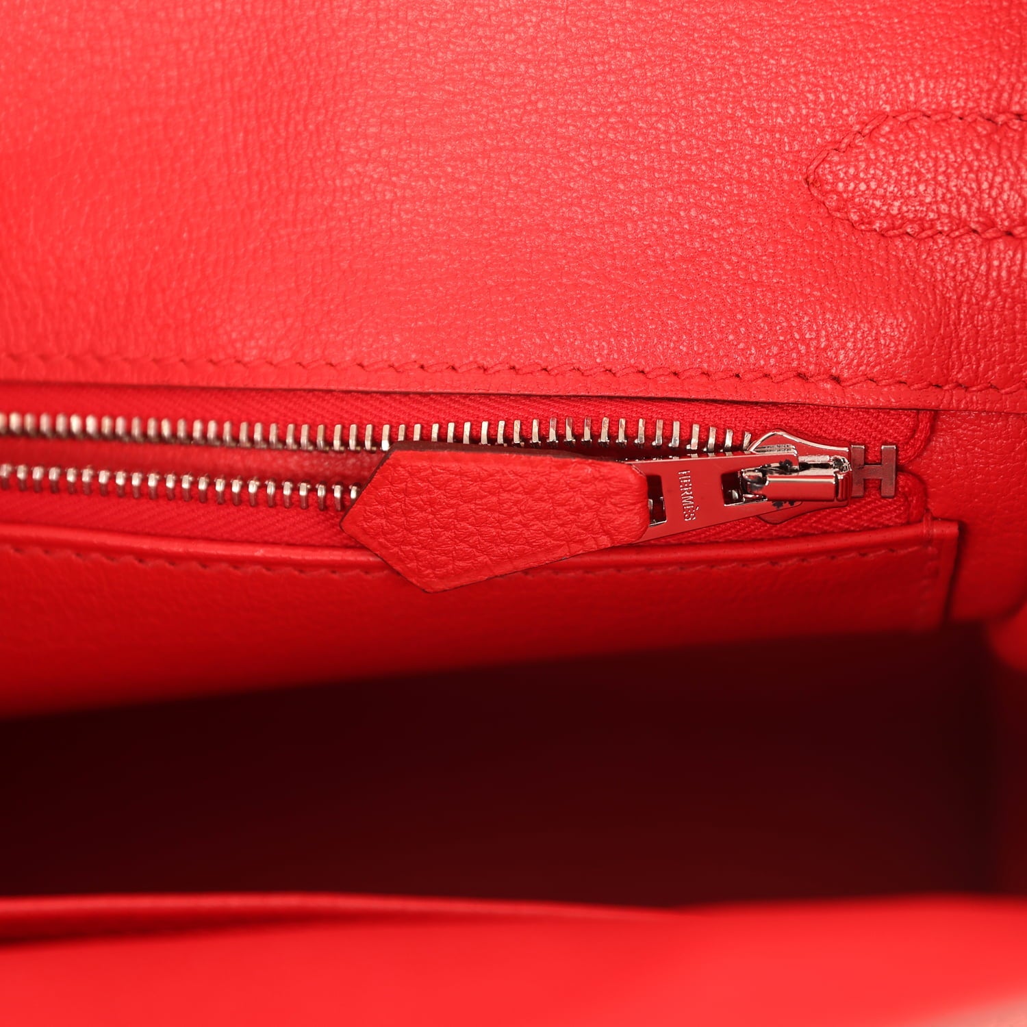 Hermes Birkin 25 Rouge de Coeur Togo Palladium Hardware