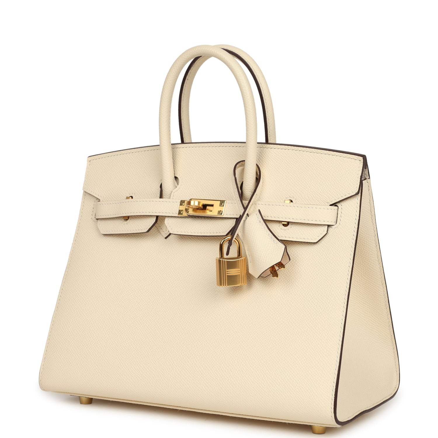 Hermes Birkin Sellier 25 Nata Epsom Gold Hardware