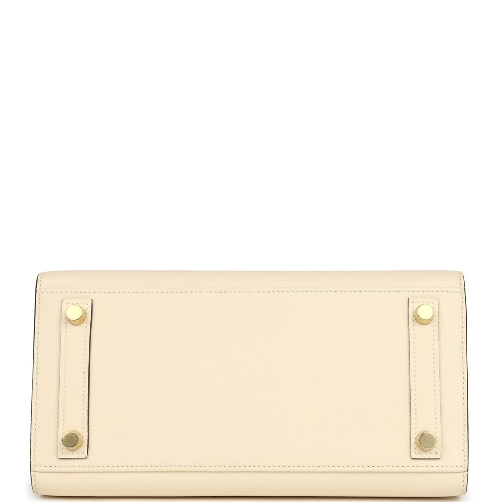 Hermes Birkin Sellier 25 Nata Epsom Gold Hardware