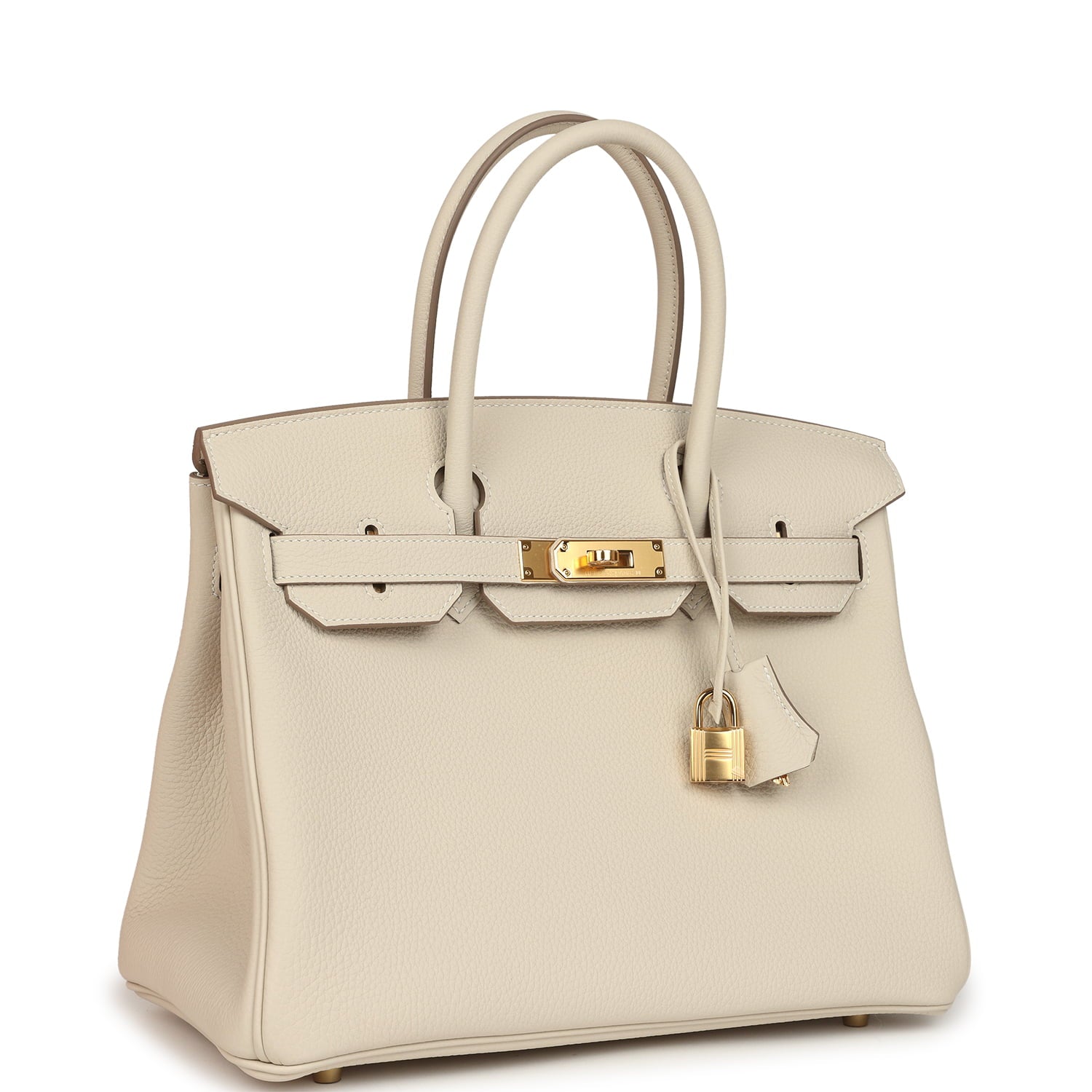 Hermes Birkin 30 Craie Togo Gold Hardware