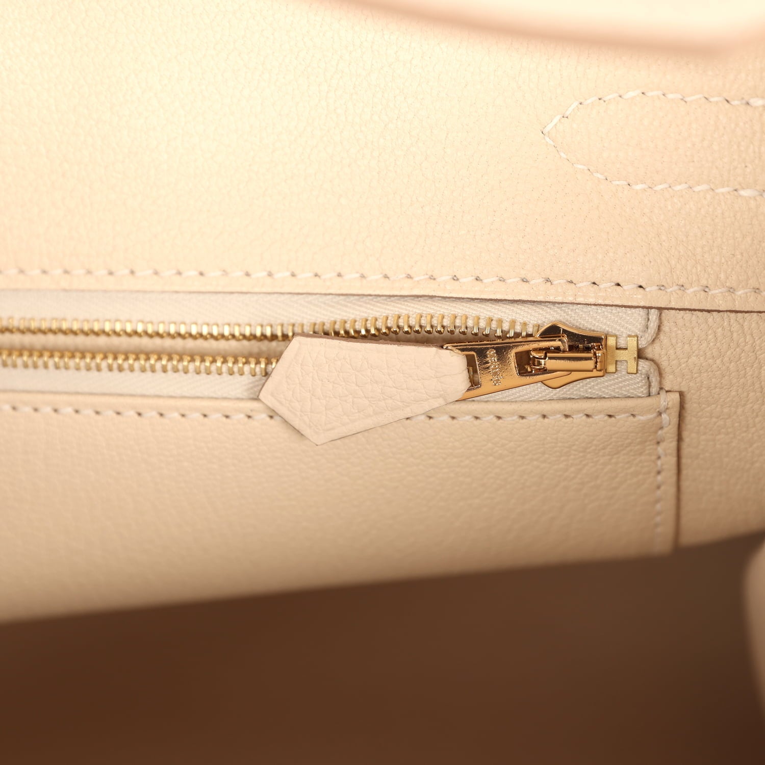 Hermes Birkin 30 Craie Togo Gold Hardware