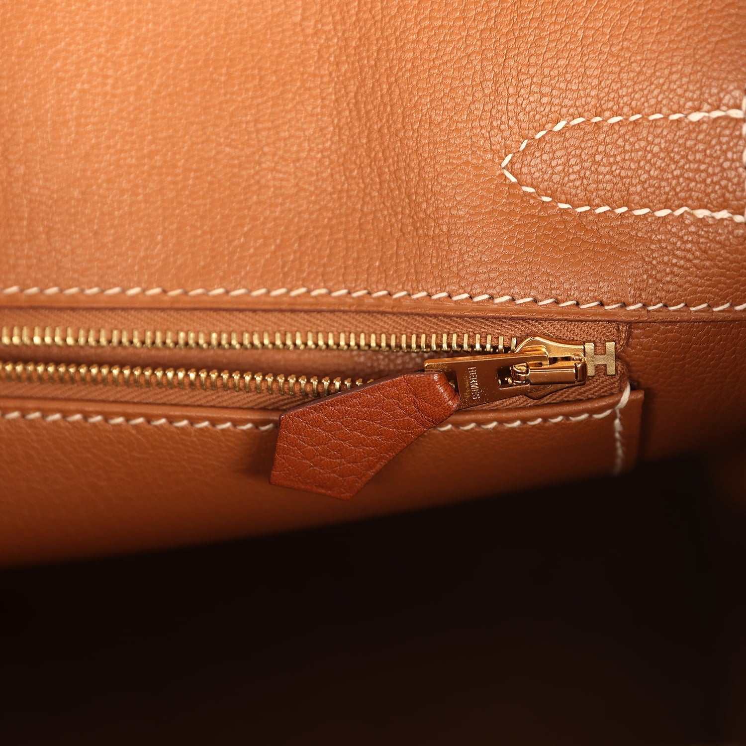 Pre-owned Hermes Birkin 30 Fauve Barenia Faubourg Gold Hardware