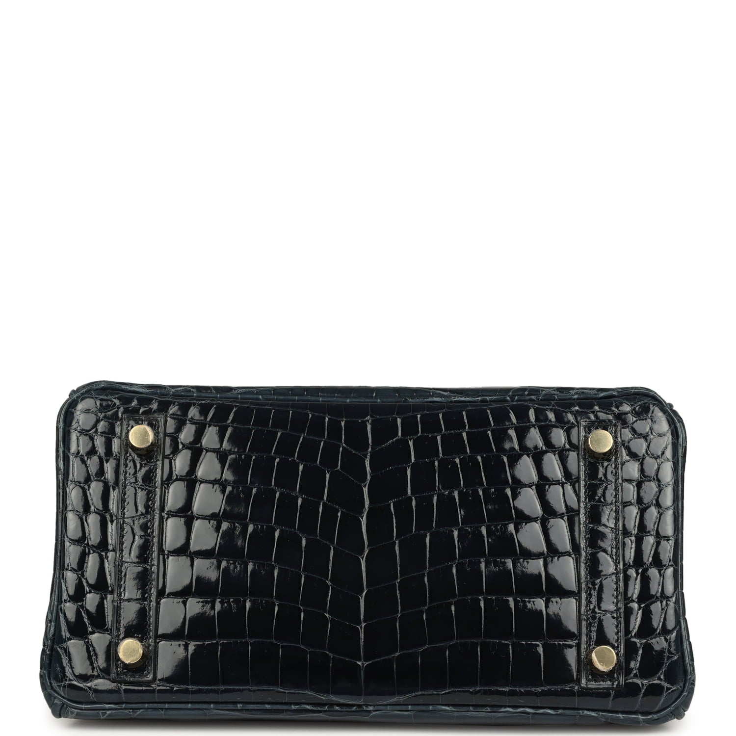 Hermes Birkin 25 Vert Rousseau Shiny Niloticus Crocodile Gold Hardware