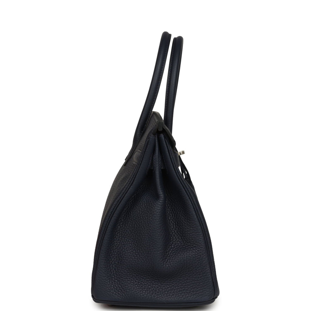 Hermes Birkin 30 Bleu Nuit Verso Togo Palladium Hardware