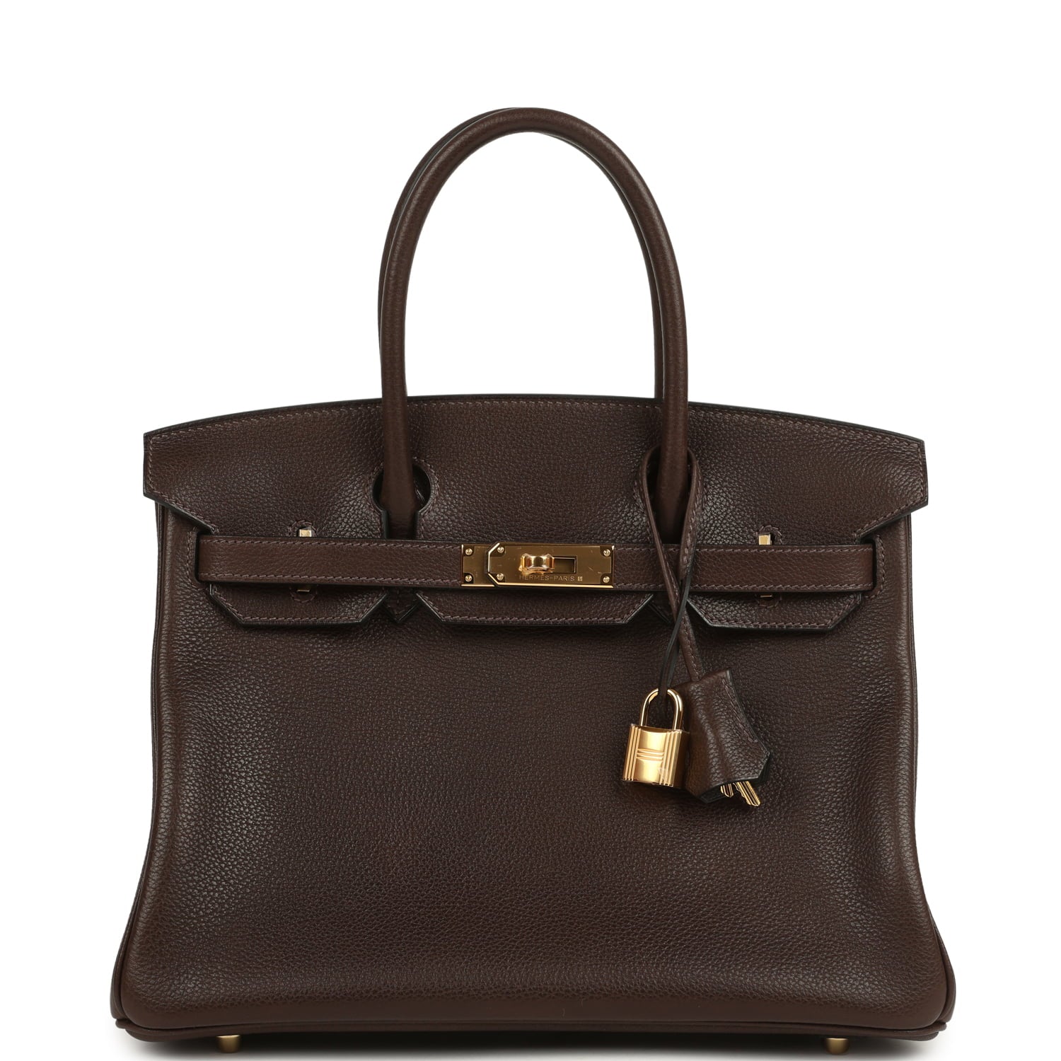 Hermes Birkin 30 Ebene Barenia Faubourg Gold Hardware