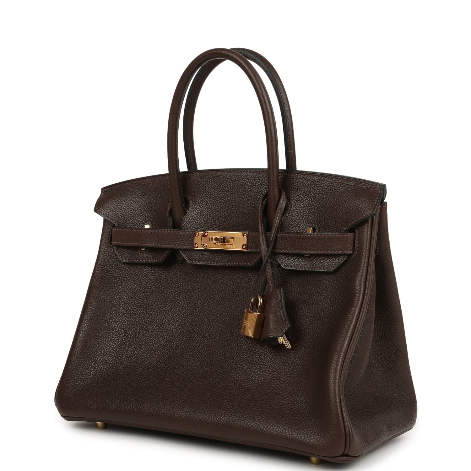 Hermes Birkin 30 Ebene Barenia Faubourg Gold Hardware