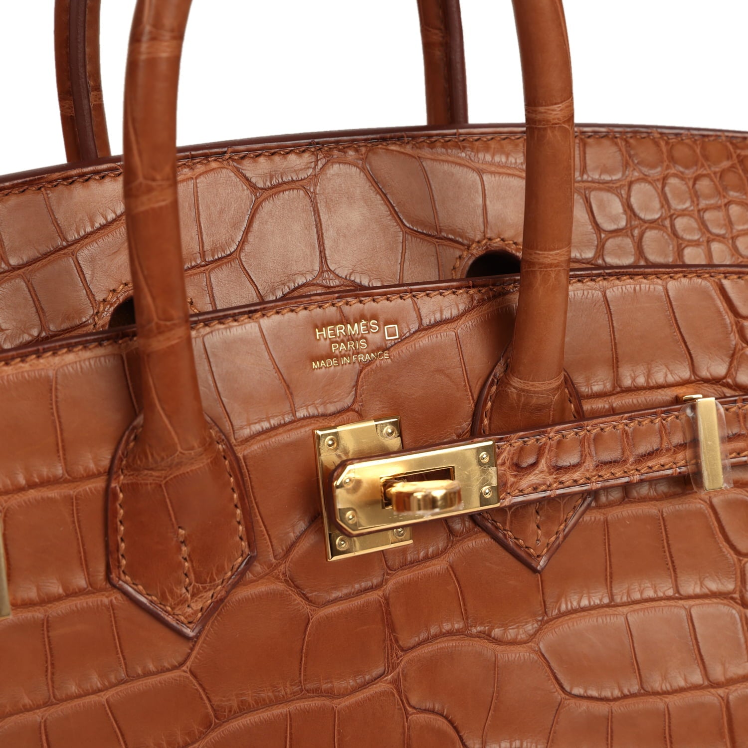 Hermes Birkin 25 Gold Matte Alligator Gold Hardware