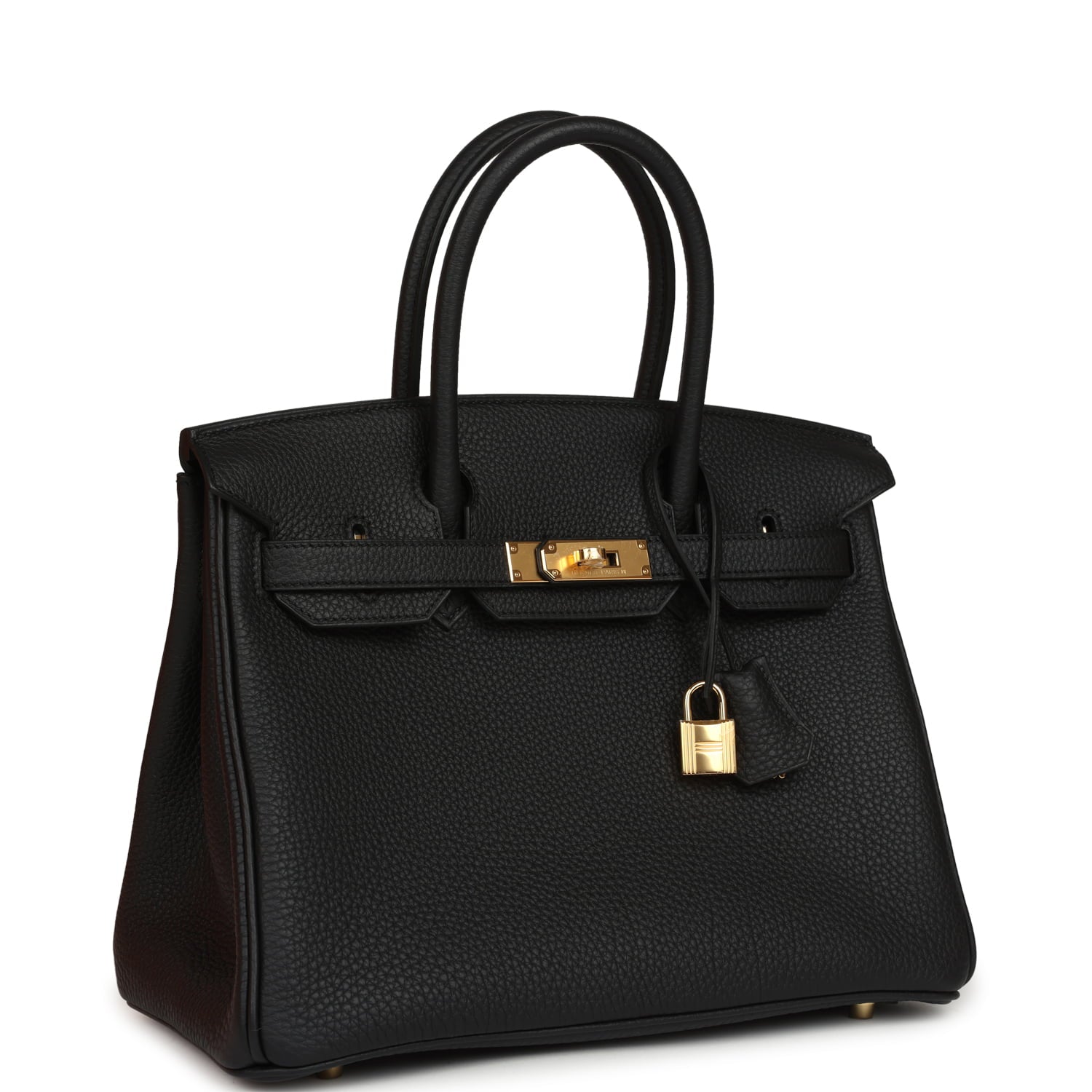 Hermes Birkin 30 Black Togo Gold Hardware