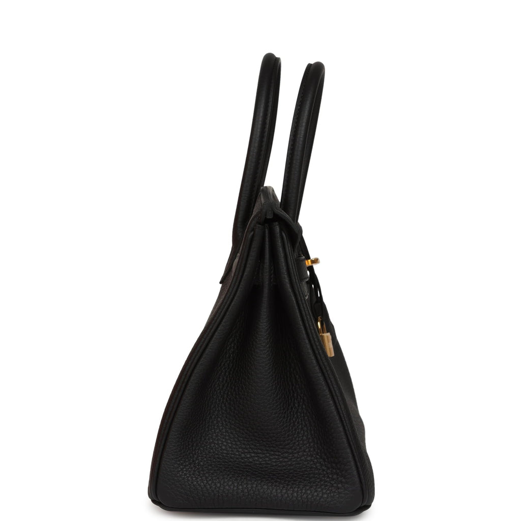 Hermes Birkin 30 Black Togo Gold Hardware