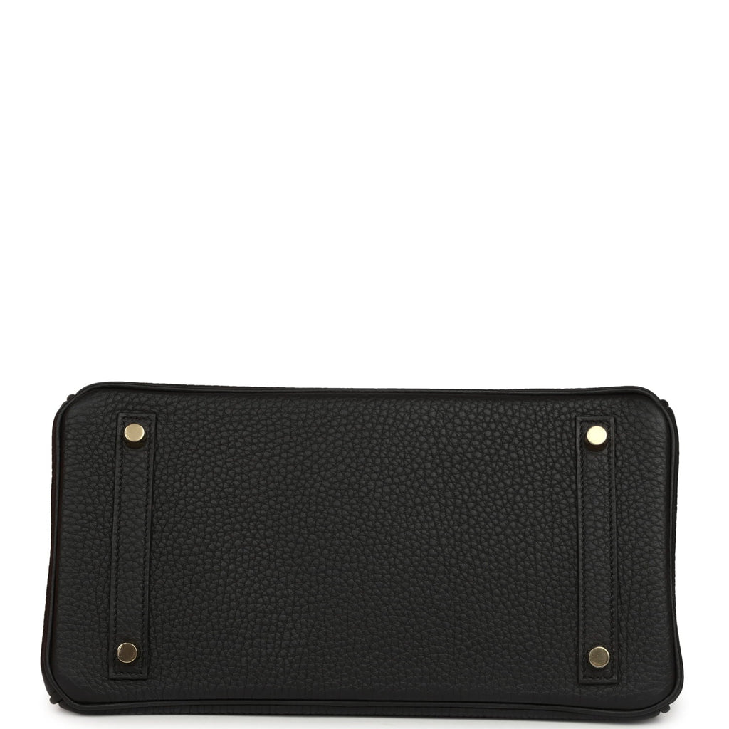 Hermes Birkin 30 Black Togo Gold Hardware