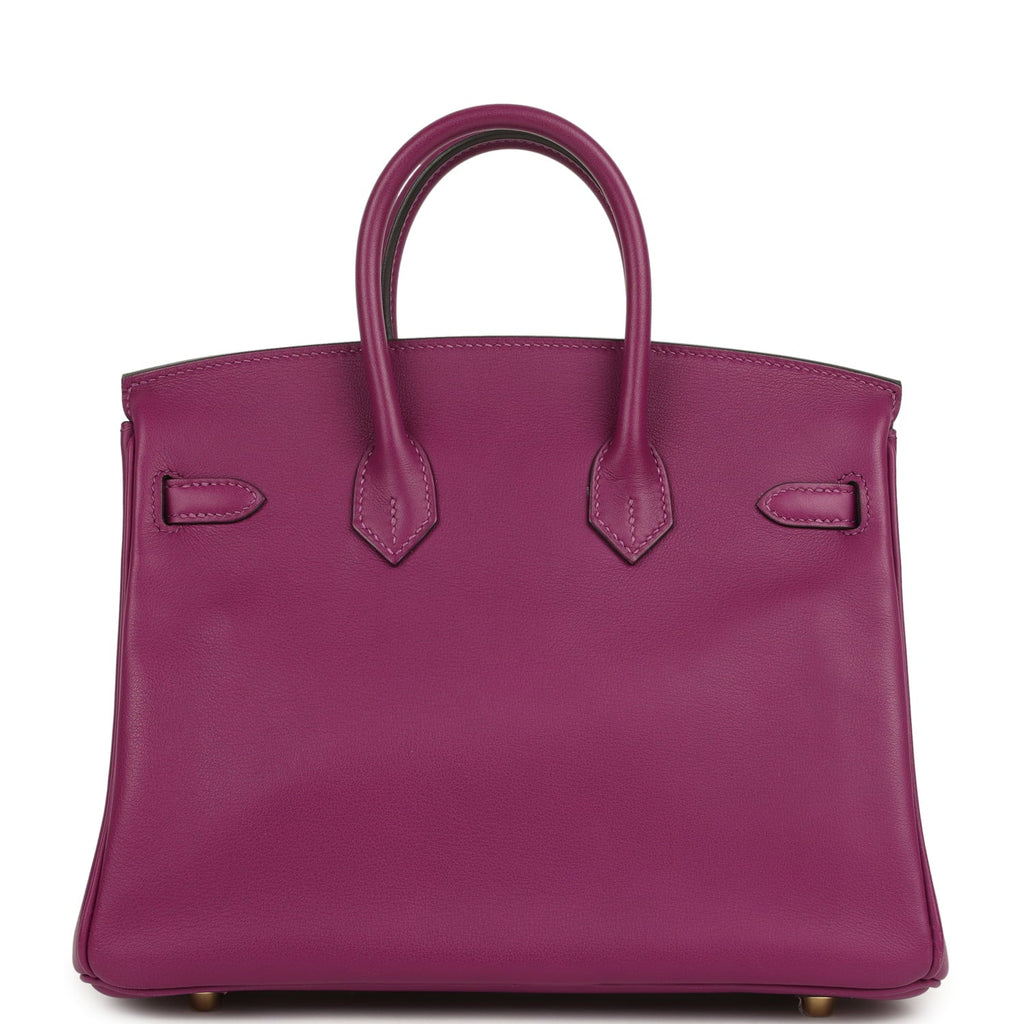 New Hermes Birkin 25 Anemone Swift Gold Hardware