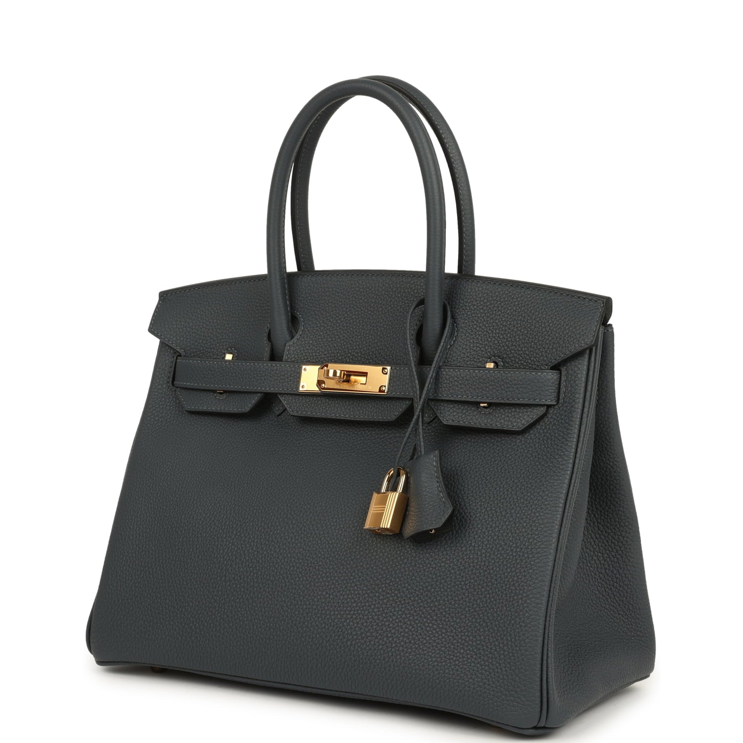 Hermes Birkin 30 Gris Misty Togo Gold Hardware
