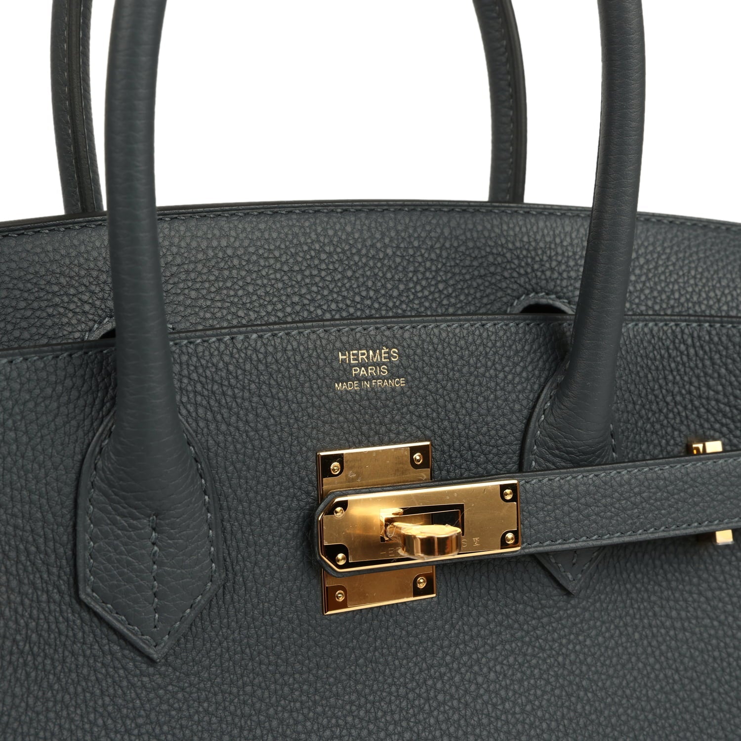 Hermes Birkin 30 Gris Misty Togo Gold Hardware