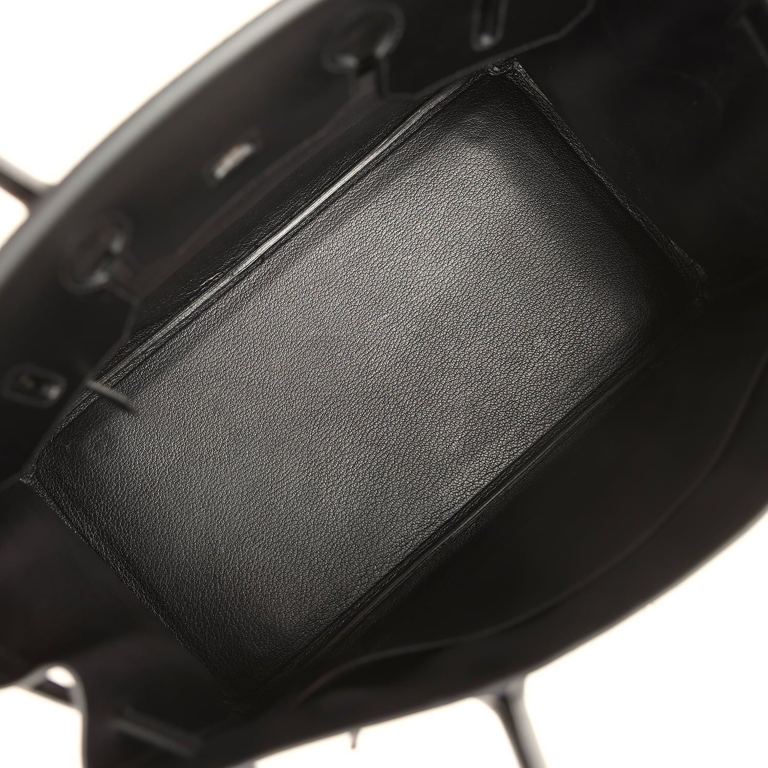 Vintage Hermes Birkin 35 Black Box Palladium Hardware