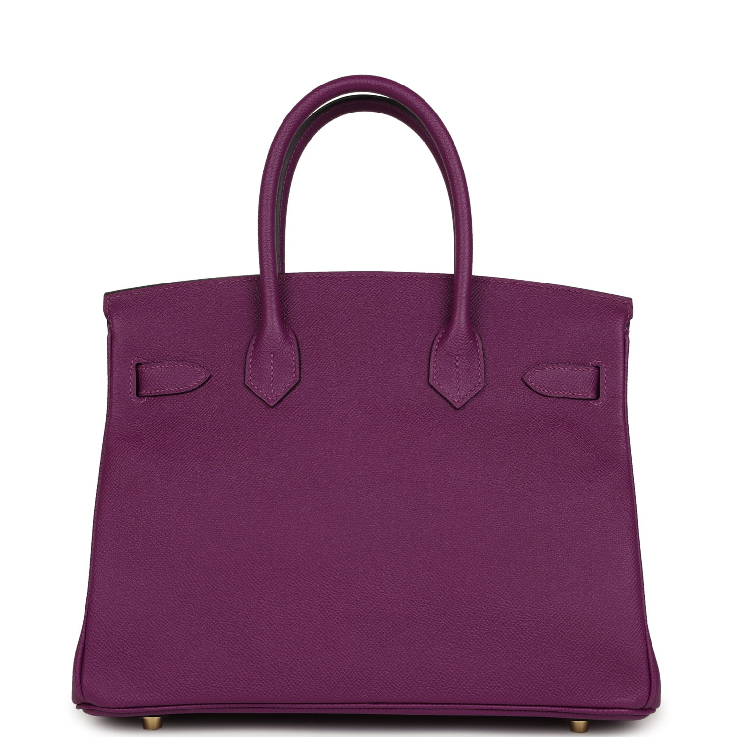 Pre-owned Hermes Birkin 30 Anemone Epsom Gold Hardware